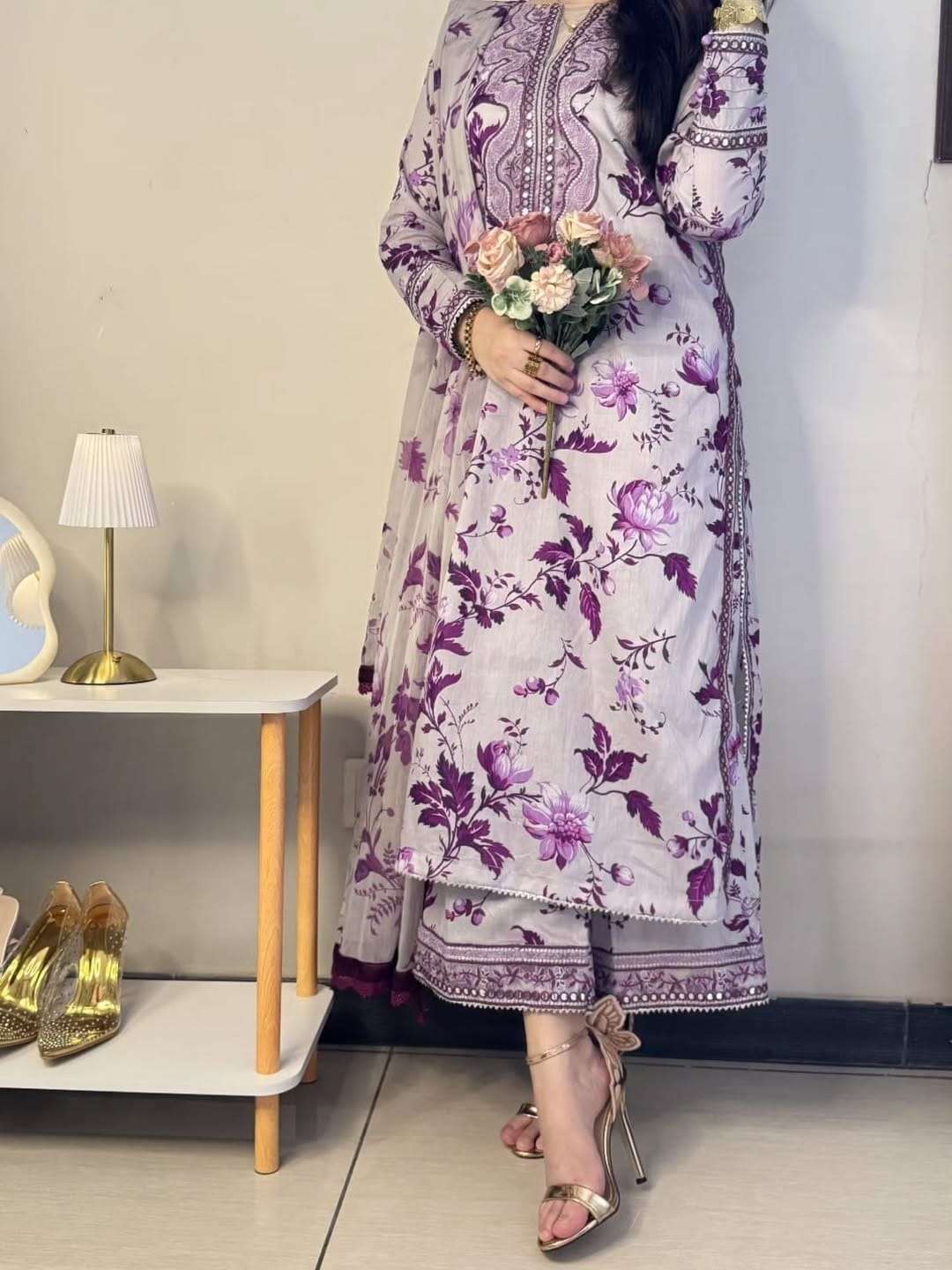Beautiful Printed Lawn 3pcs Suit ๐ธ
