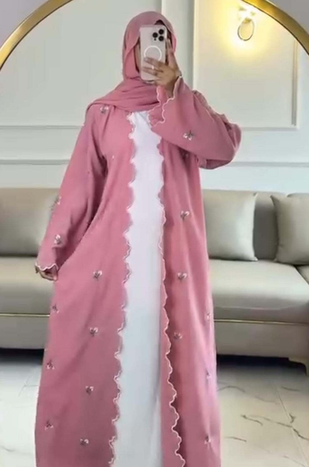 Beautiful &amp; Trendy Abaya Full Set for Modern Modesty