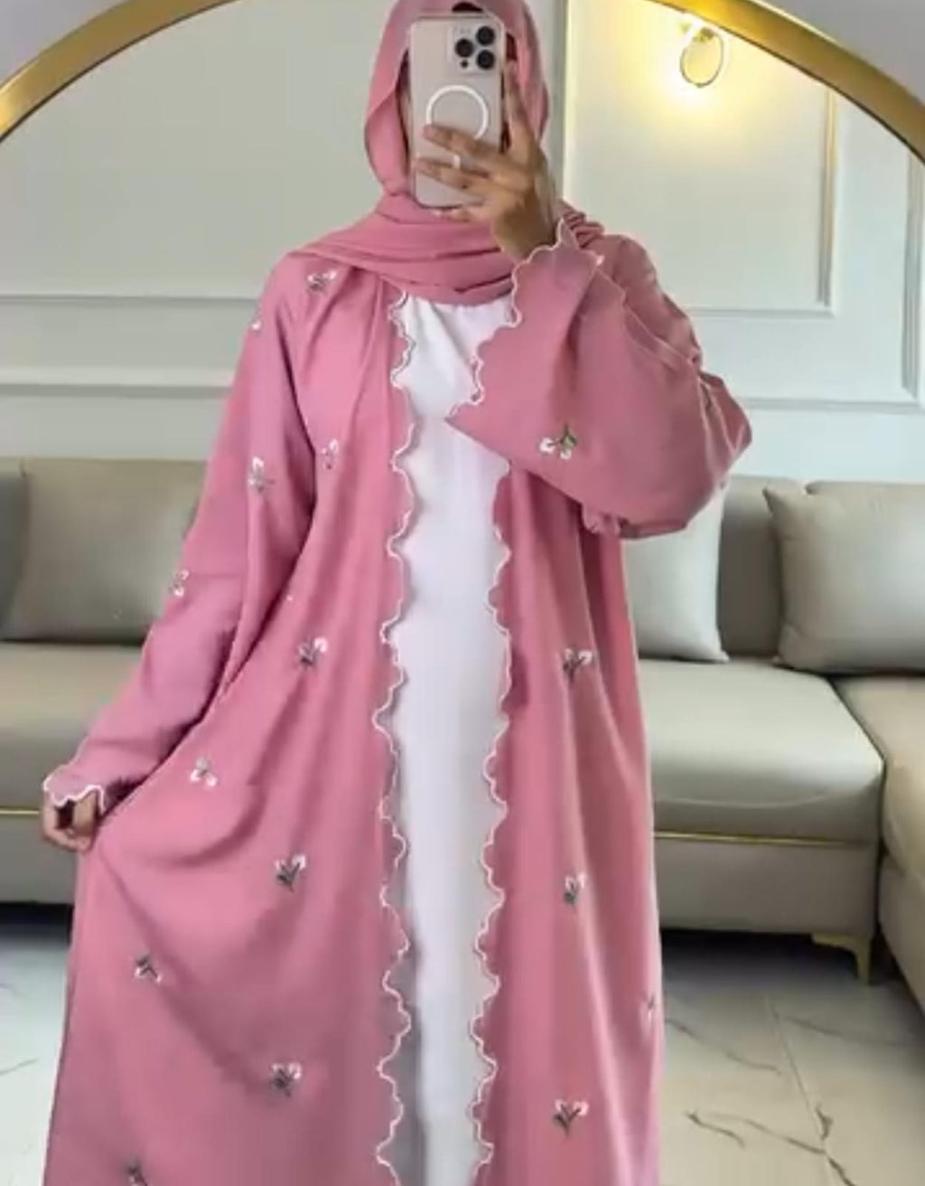 Beautiful &amp; Trendy Abaya Full Set for Modern Modesty