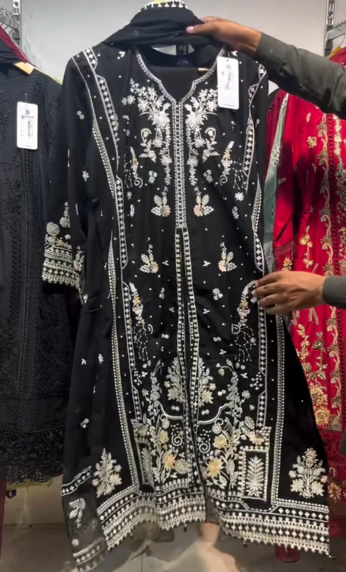 New Embroidered 3-Piece Suit for Women