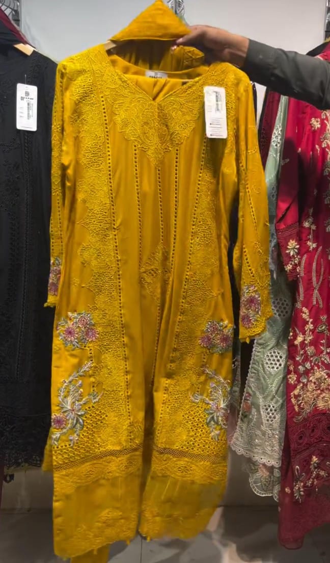 New Embroidered 3-Piece Suit for Women