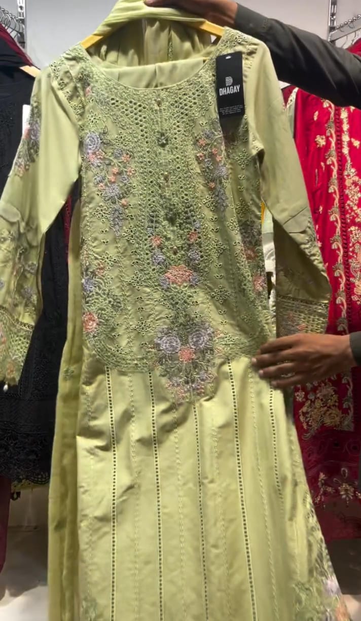 New Embroidered 3-Piece Suit for Women