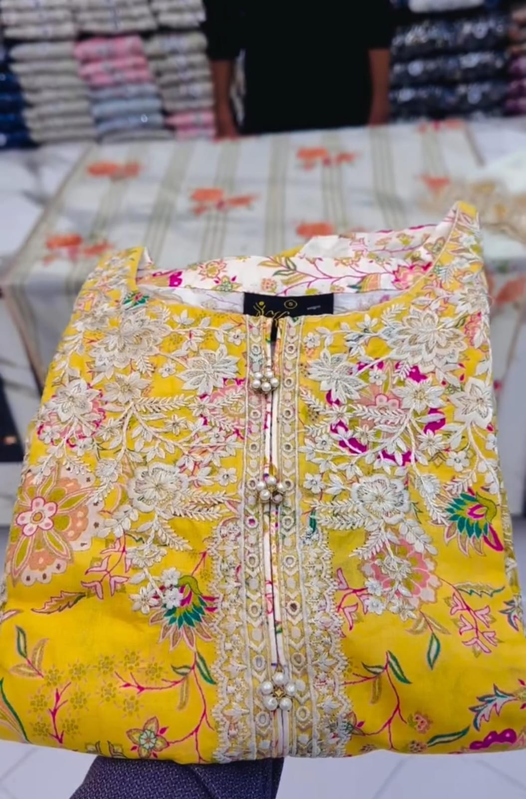 Premium Embroidered 3-Piece Suit for Women