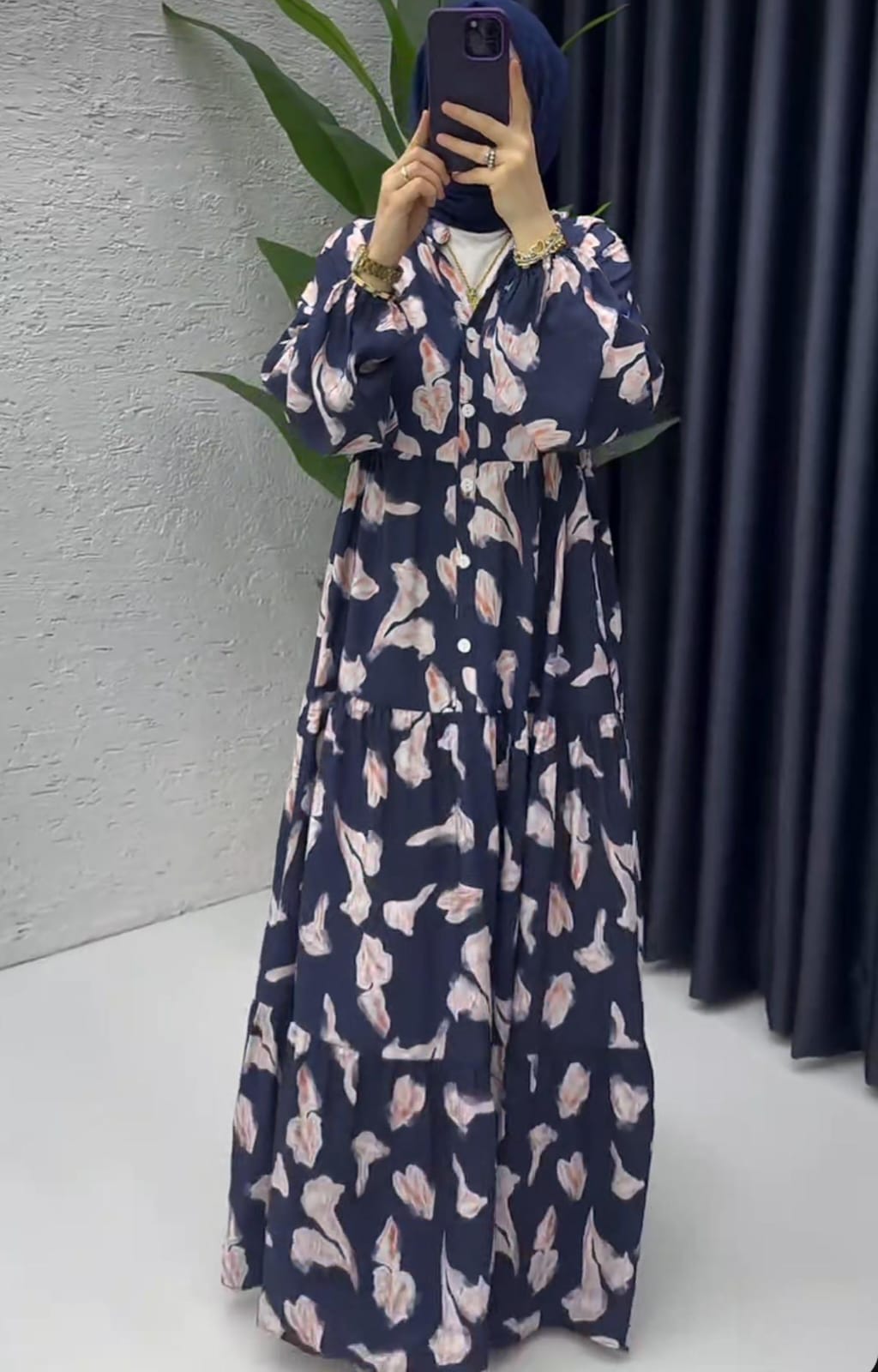 Modest Meets Modern Pack of 3 Printed Abaya Set