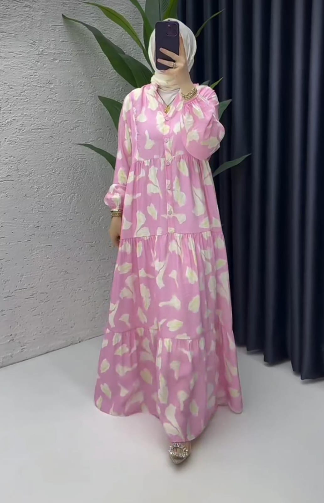 Modest Meets Modern Pack of 3 Printed Abaya Set