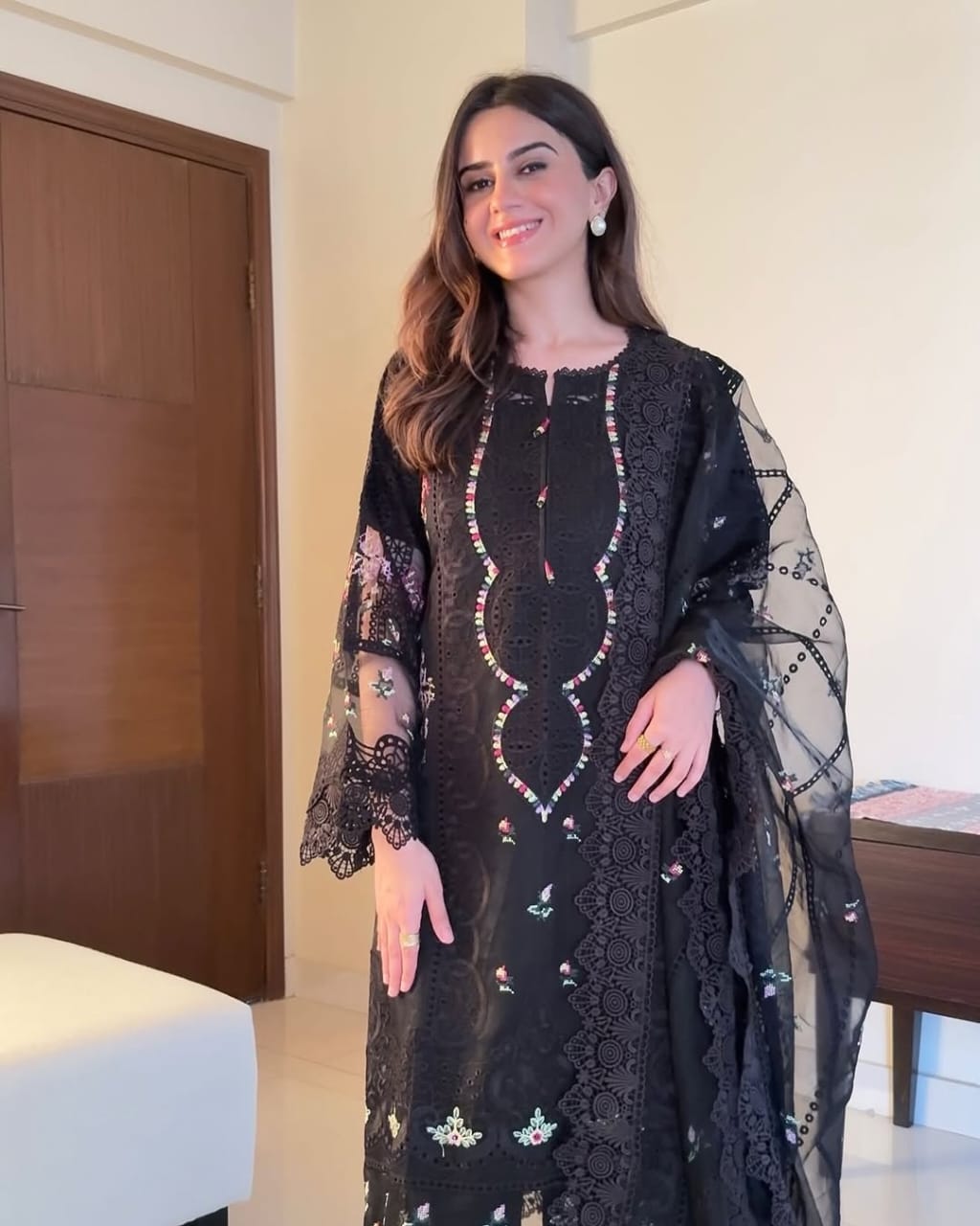 Luxury Embroidered 3-Piece Suit for Women 👑