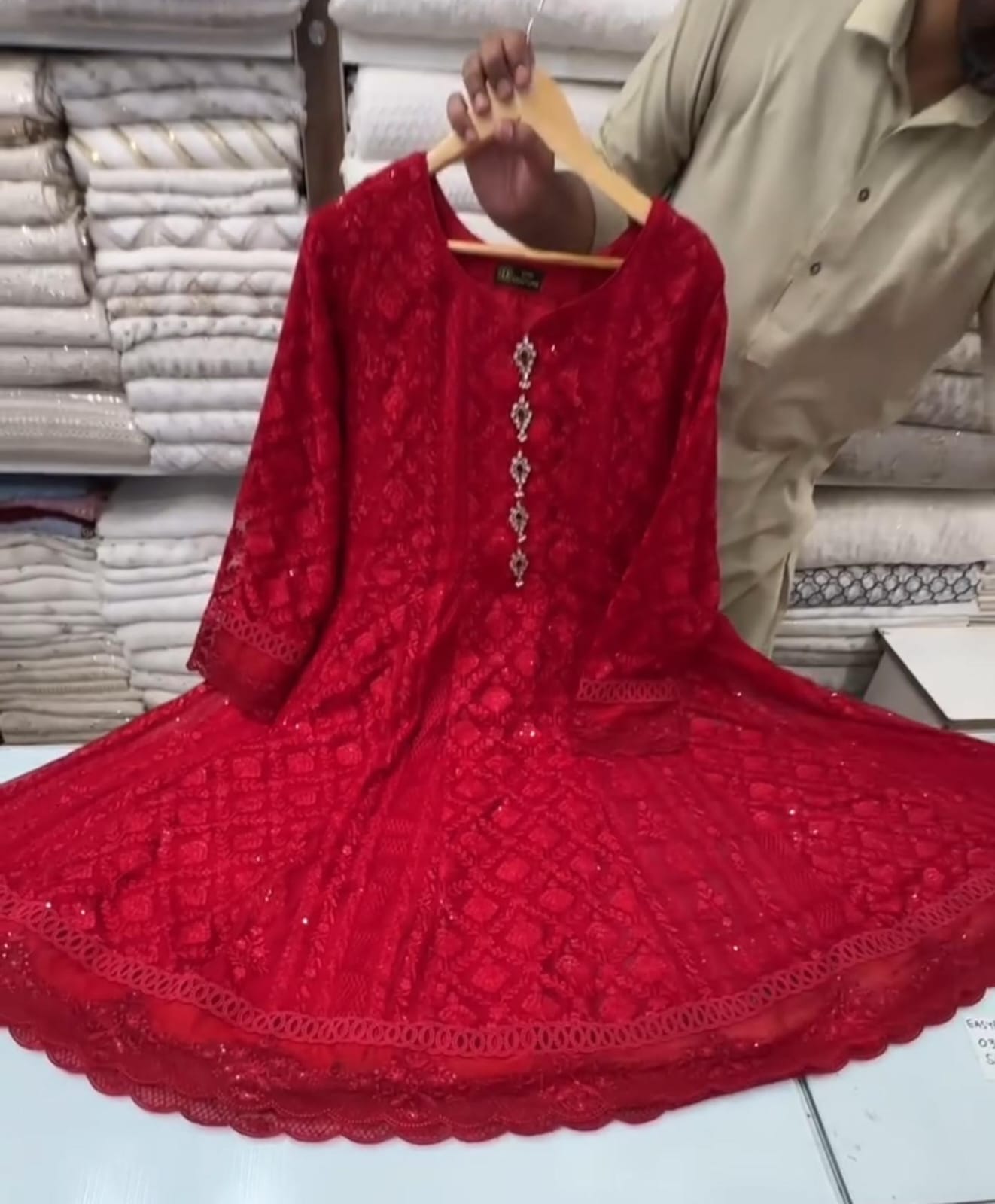 Women Embroidery 3pcs Set – Wedding Wear 👑