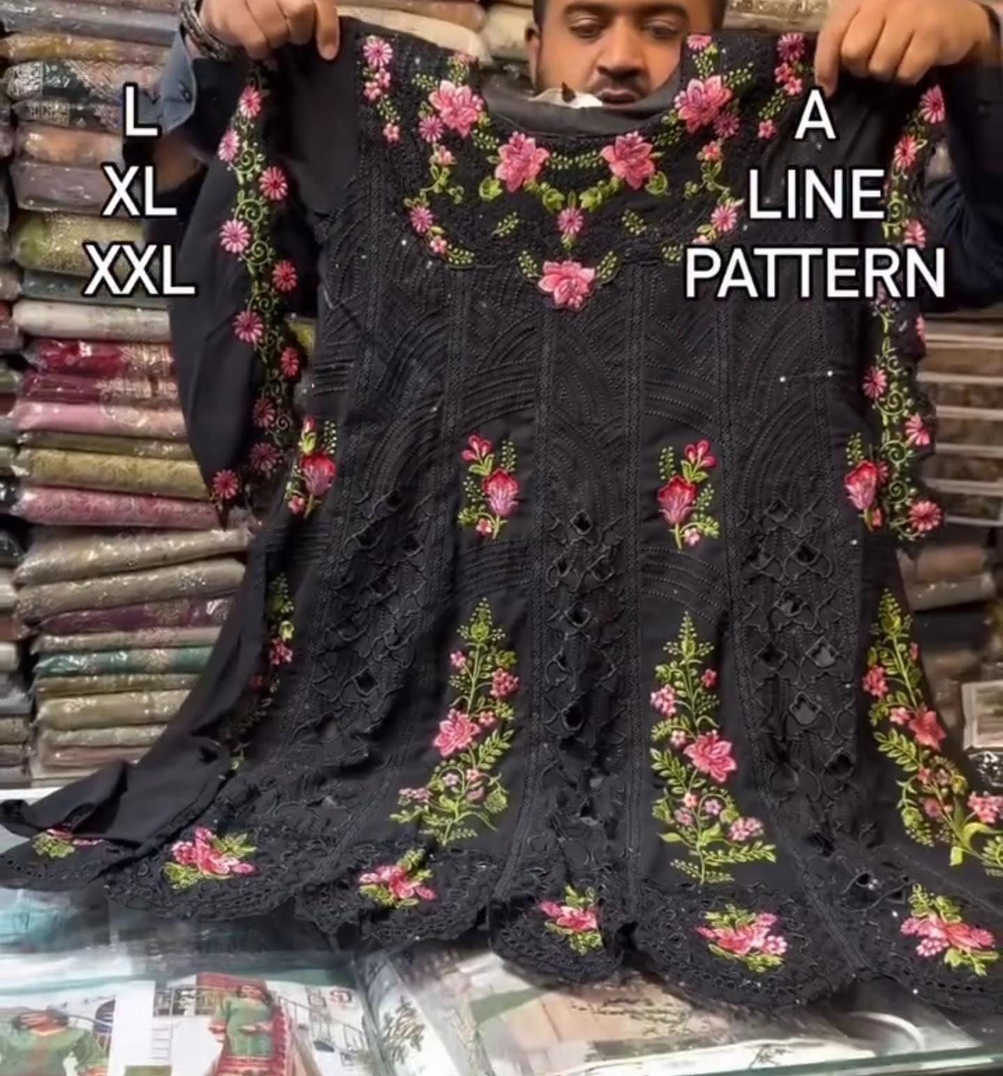 Heavy Embroidery 3pcs Suit For Women 👑