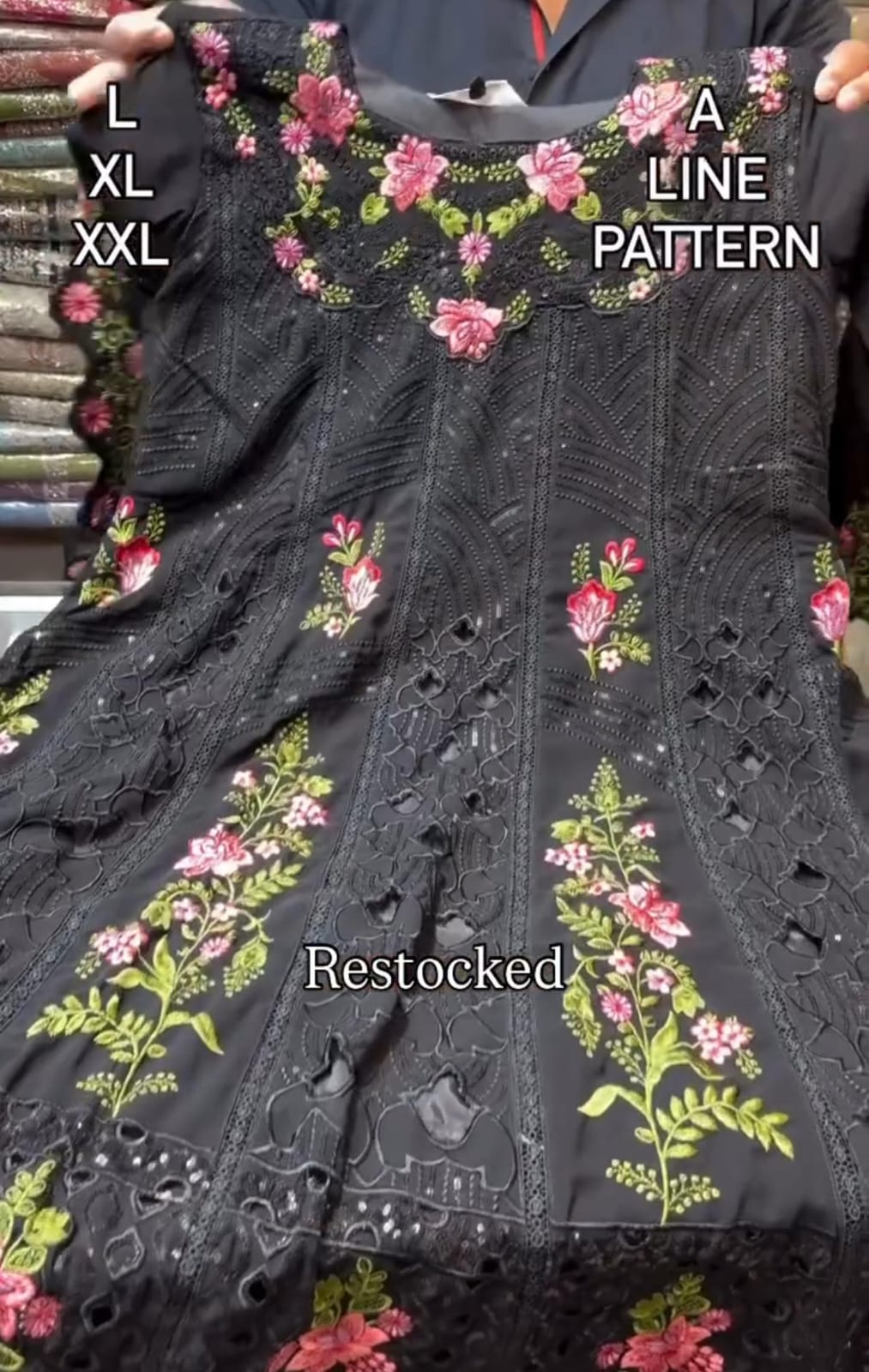 Heavy Embroidery 3pcs Suit For Women 👑