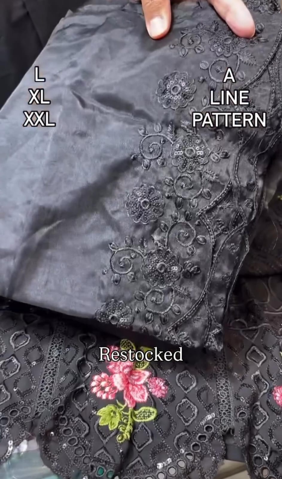 Heavy Embroidery 3pcs Suit For Women 👑