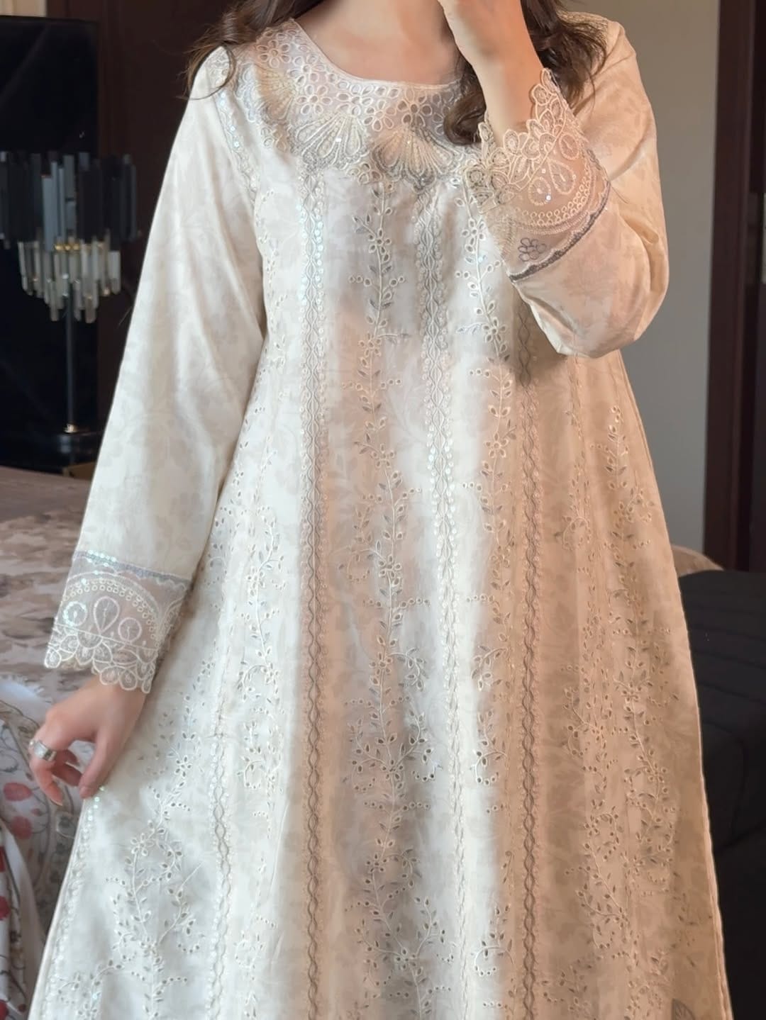Luxury Chikankari 3-Piece Suit for Women ✨