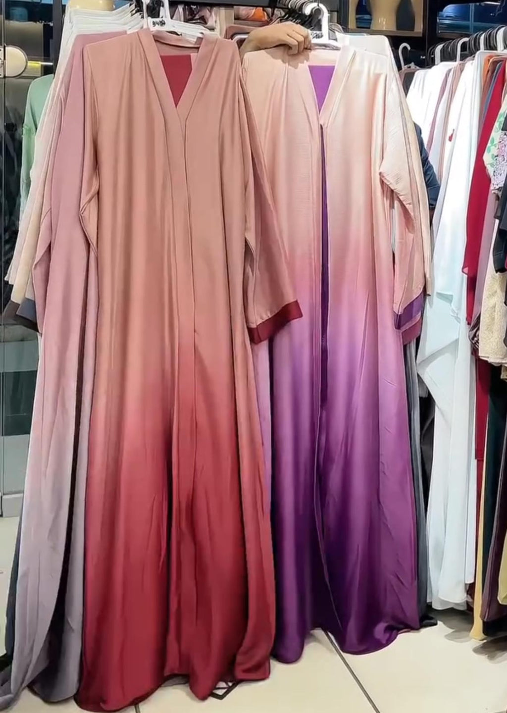 Trendy Double Shade Abaya – Elegant. Modest. Modern