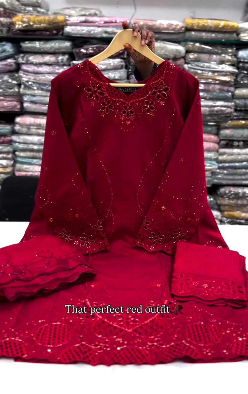 Elegant Women's Embroidered 3-Piece Suit ✨