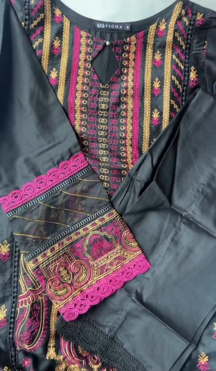 Lawn Embroidered 3-Piece Suit for Women 🌸