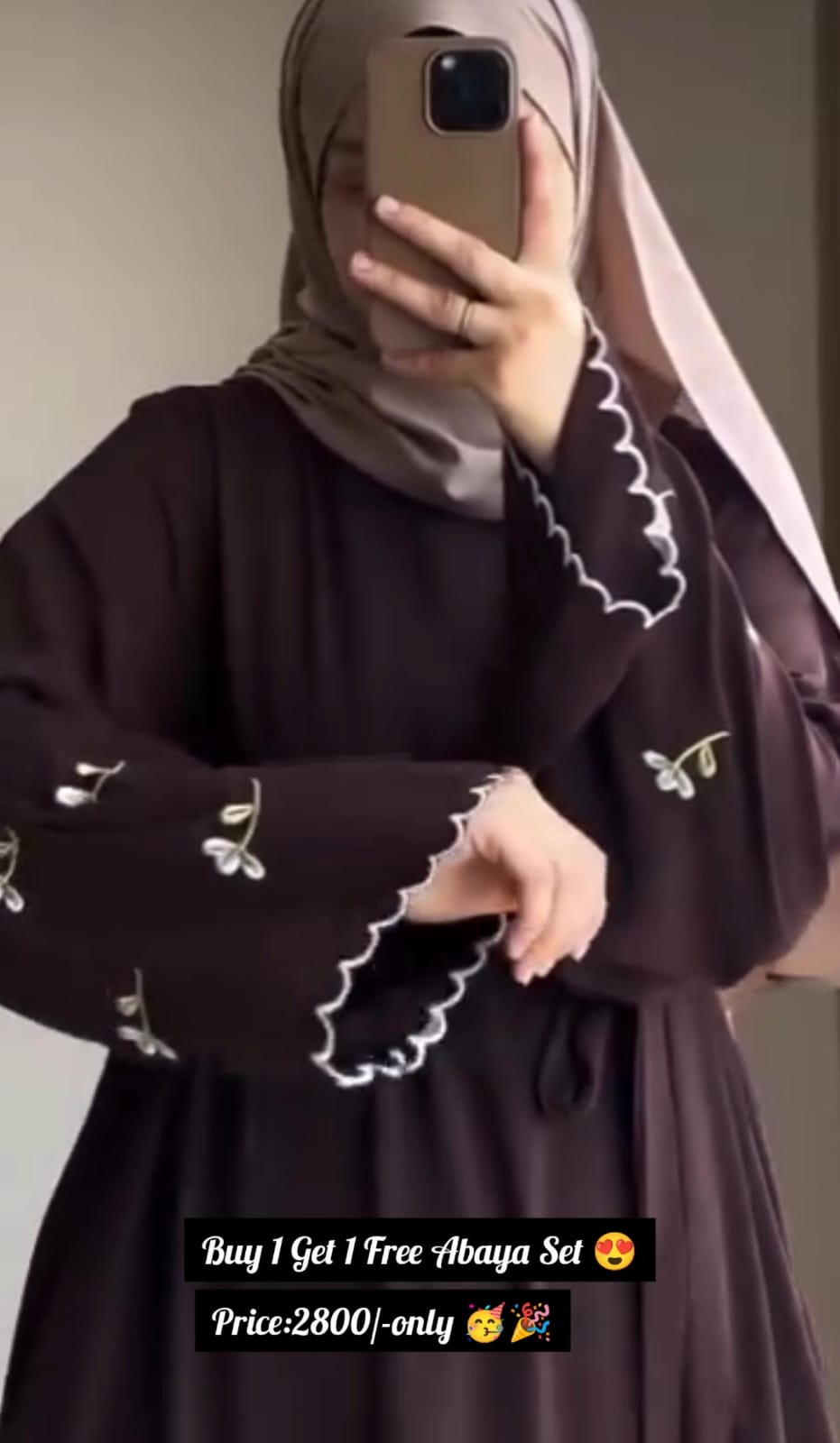 Buy 1 Get 1 FREE Abaya Set for Women! 🔥