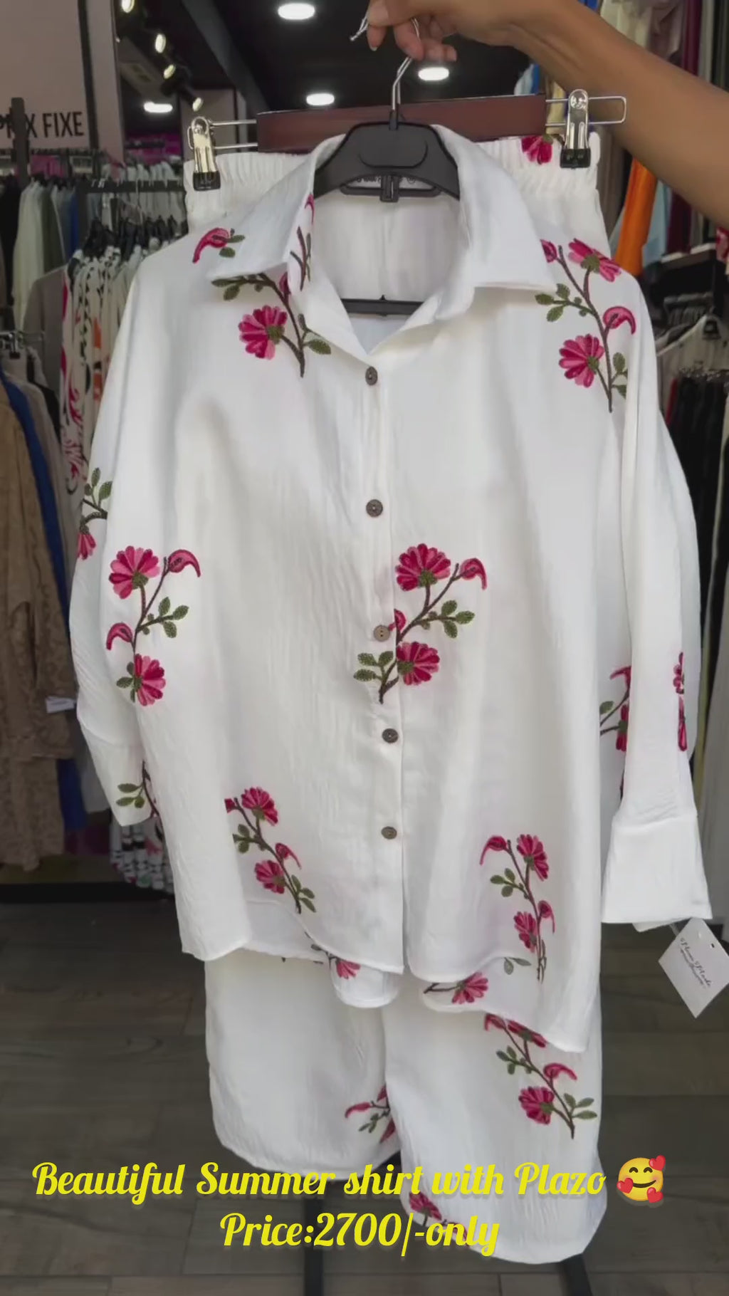 Summer Set Shirt &amp; Plazo for Women ☀️