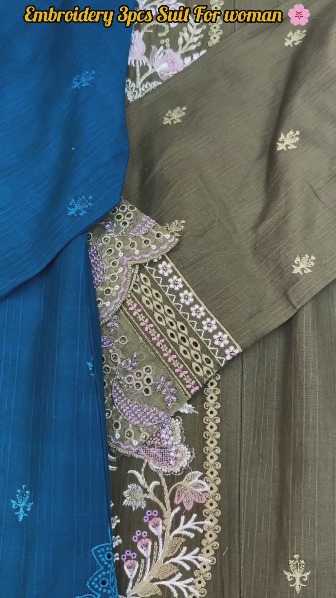 Women’s Chikankari 3-Piece Suit 💫