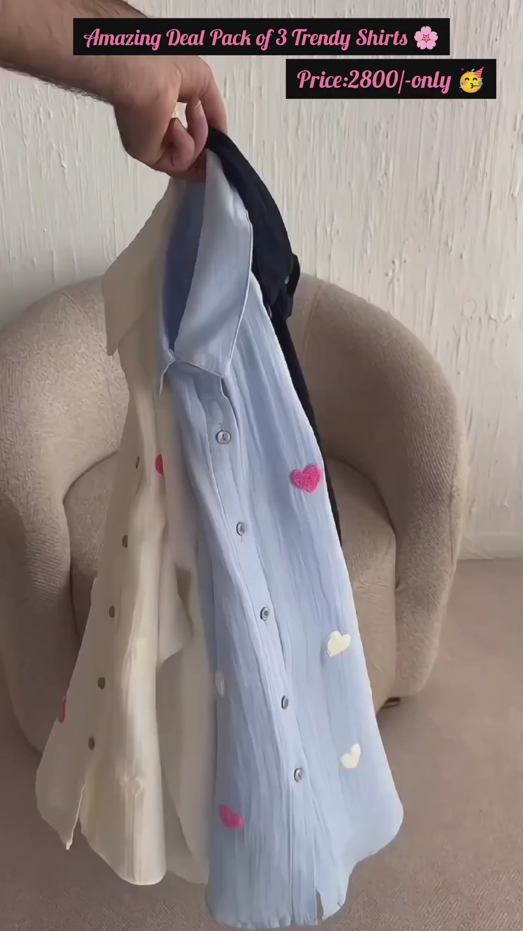 Deal Pack: 3 Trendy Shirts for Women 🔥